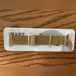 Gold Stainless Steel Smart Watch Band